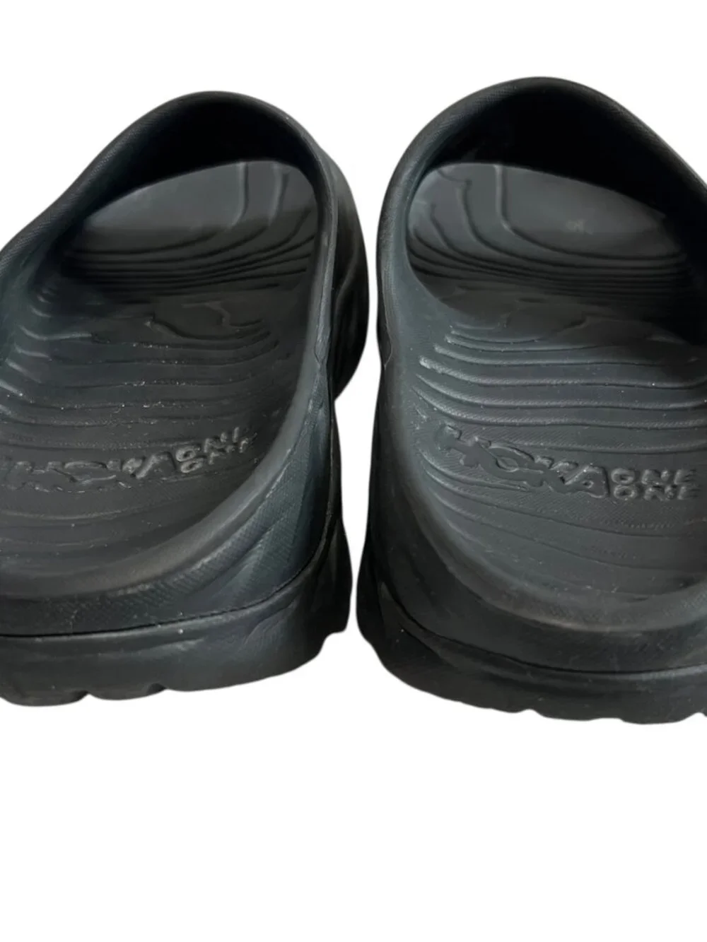Hoka sandals Ora Recovery slide black EVA mens 9 womens 11 lightweight